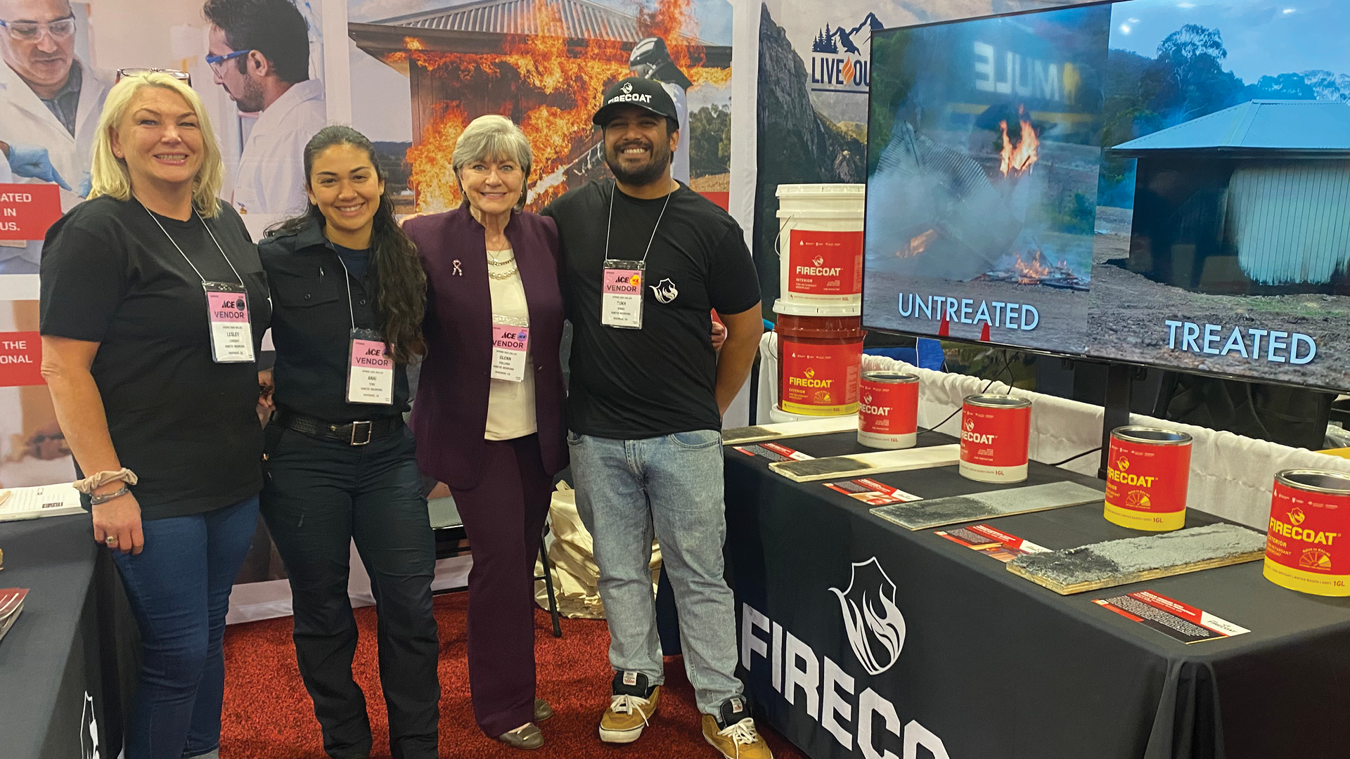 FIRECOAT aces top USA hardware chain’s Spring Convention